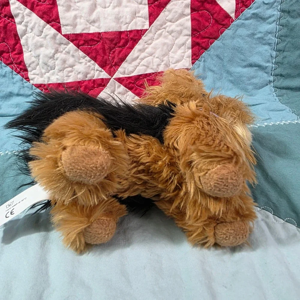 Battat Our Generation Yorkshire Terrier Dog Plush Tan Black Posable Legs 6‎ Inch
